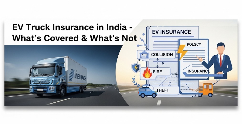 EV Truck Insurance in India – What’s Covered & What’s Not