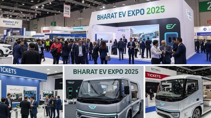 Bharat EV Expo 2025 – Complete Guide to EV Truck Highlights, Venue, Tickets, and What to Expect Bharat EV Expo 2025 – Complete Guide to EV Truck Highlights, Venue, Tickets, and What to Expect