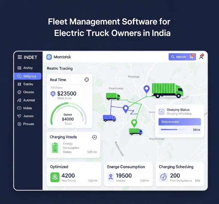 Fleet Management Software for Electric Truck Owners in India