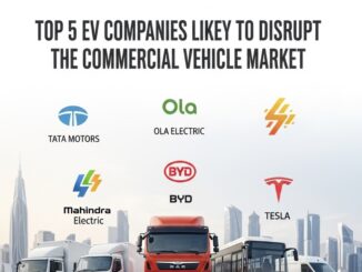 Top 5 EV Companies Likely to Disrupt India’s Commercial Vehicle Market
