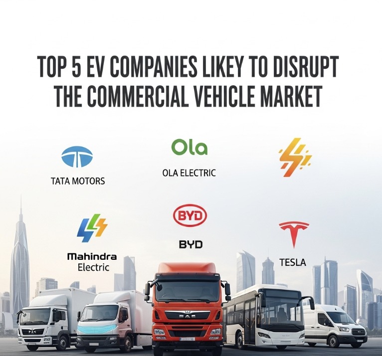 Top 5 EV Companies Likely to Disrupt India’s Commercial Vehicle Market