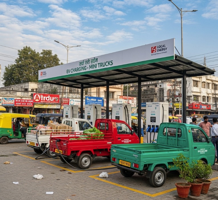 EV Charging Station for Mini Trucks Business in India
