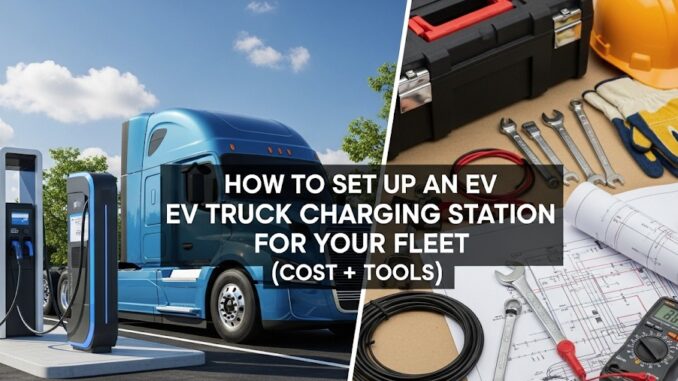 How to Set Up an EV Truck Charging Station for Your Fleet in India How to Set Up an EV Truck Charging Station for Your Fleet in India