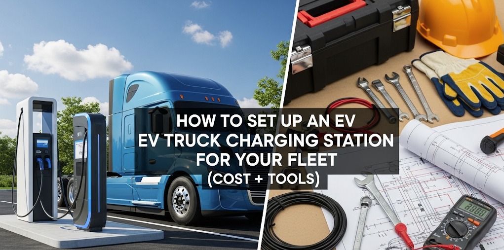 How to Set Up an EV Truck Charging Station for Your Fleet in India