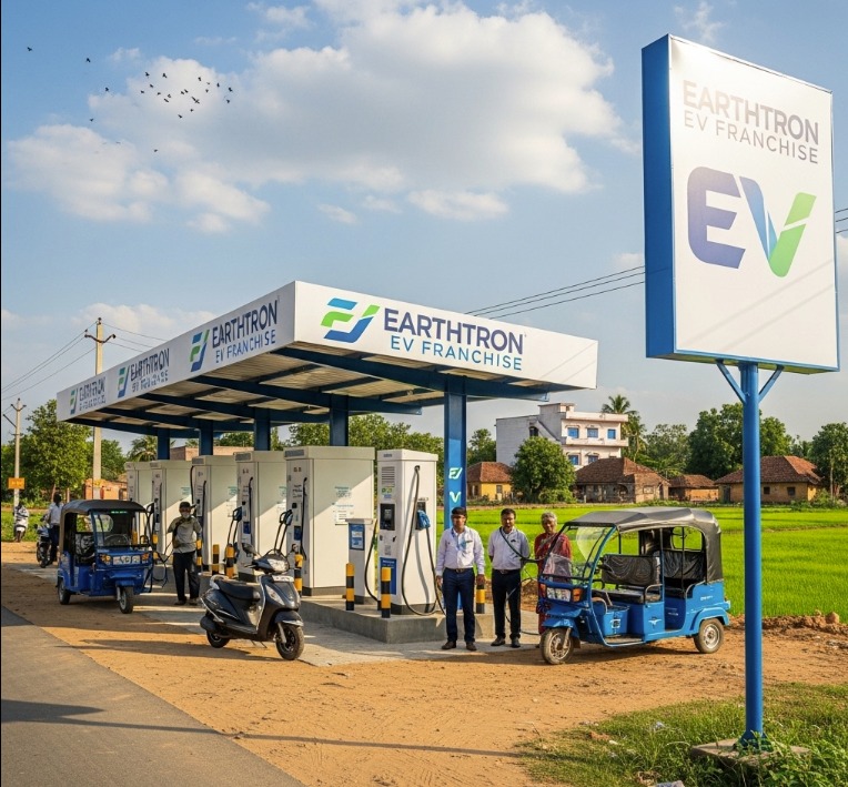 How to Start EV Charging Station Business with Earthtron EV Franchise in India
