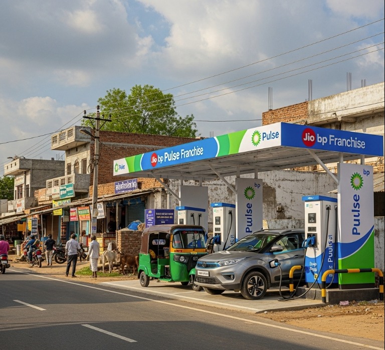 How to Start EV Charging Station Business with Jio-bp Pulse Franchise