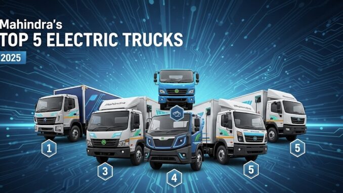 Mahindra electric commercial vehicles Mahindra electric commercial vehicles