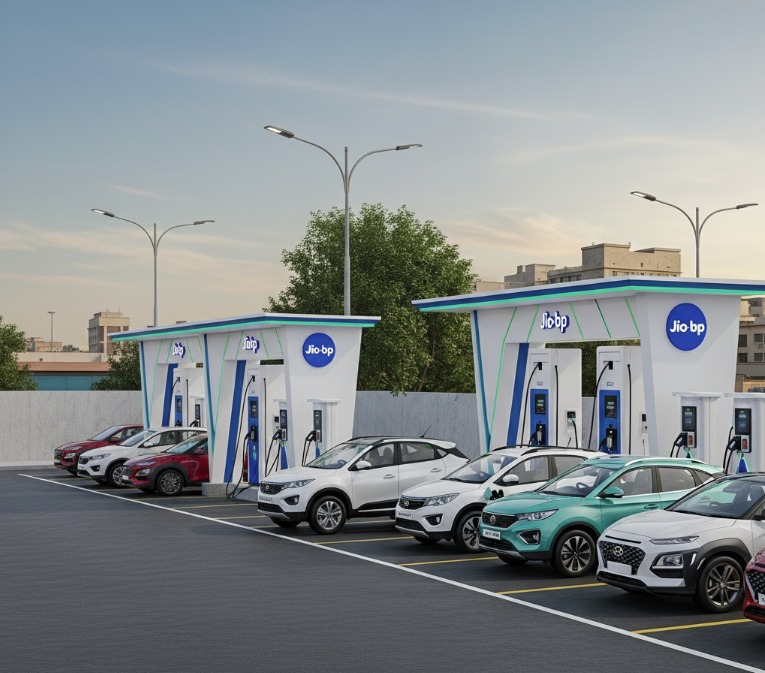 Jio-bp EV Charging Station Franchise Cost in India
