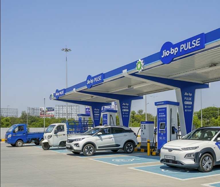 Jio-bp Pulse EV Charging Station Franchise in India