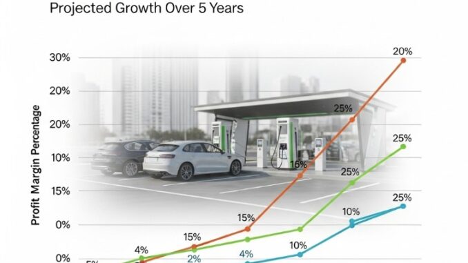 Profit Margin of EV Charging Station Franchise Business in India