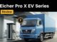 Eicher Pro X EV Series Review