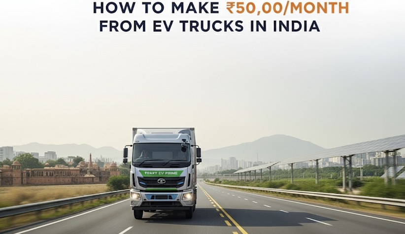 How to Make ₹50,000/Month from EV Trucks in India
