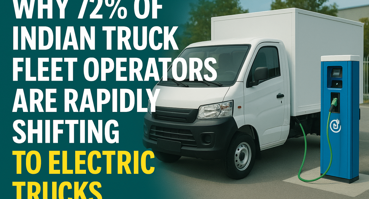 Indian Truck Fleet Operators Are Rapidly Shifting to Electric Trucks
