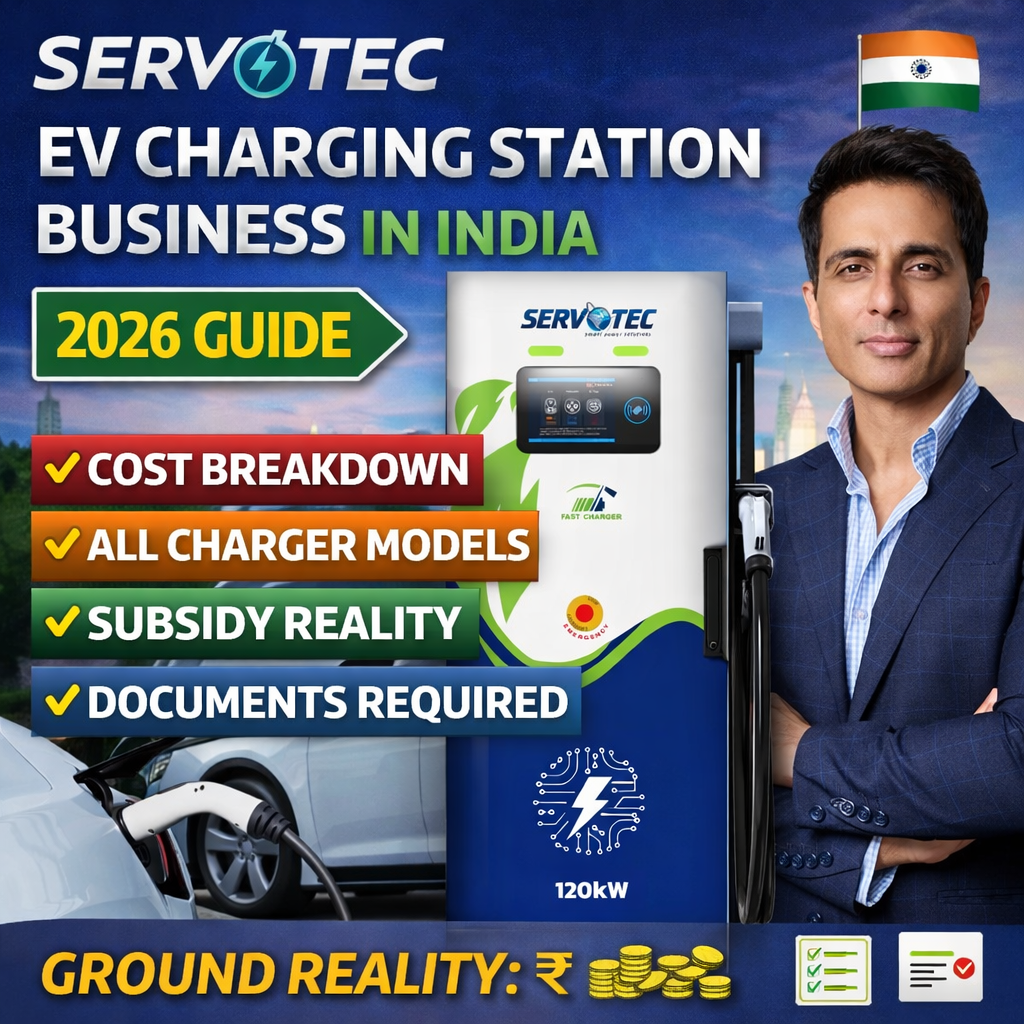 Servotech Power Systems EV Charging Station