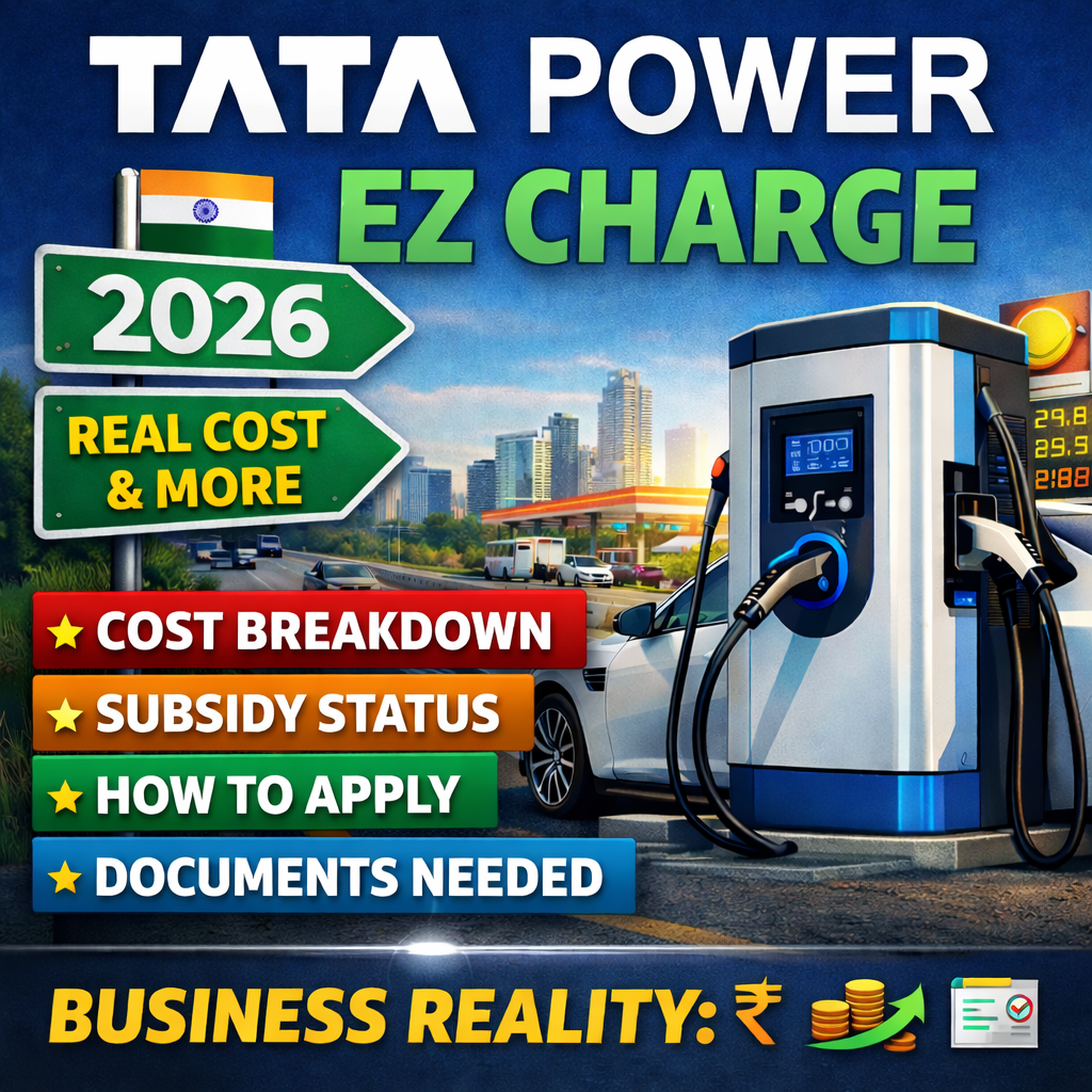 tata power ez charging station business