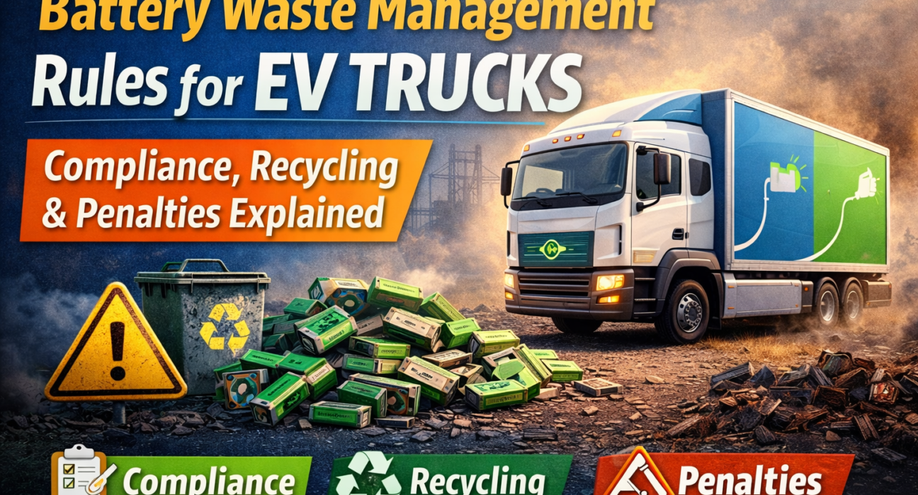 Battery Waste Management Rules for EV Trucks