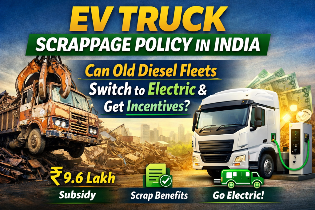 EV Truck Scrappage Policy in India