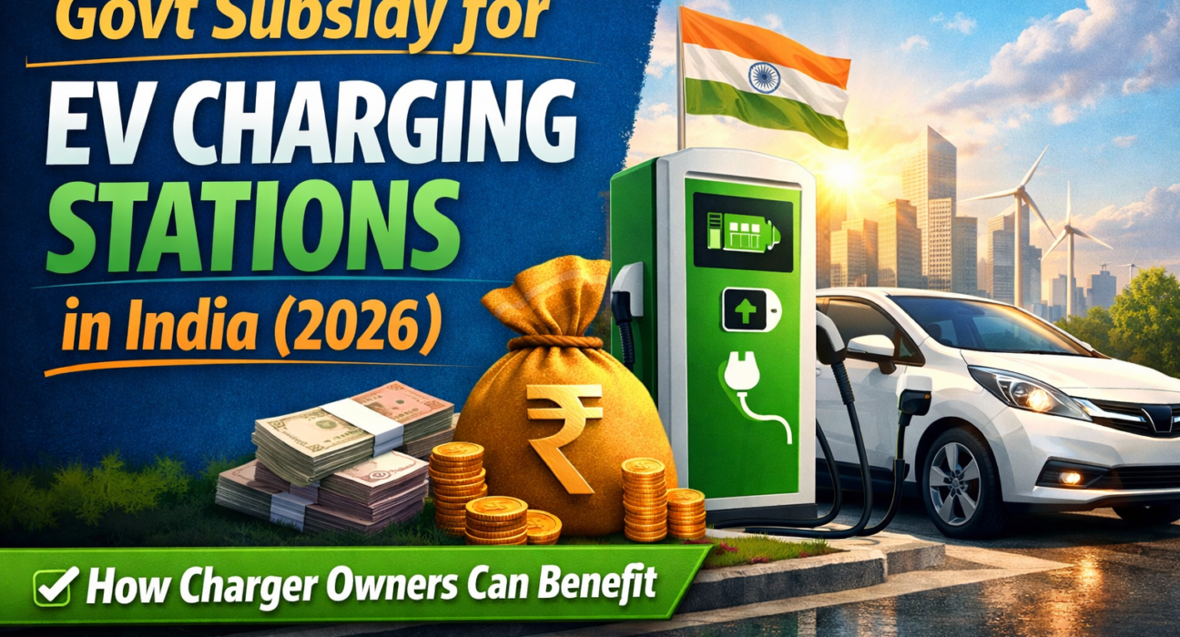 Govt Subsidy for EV Charging Stations in India