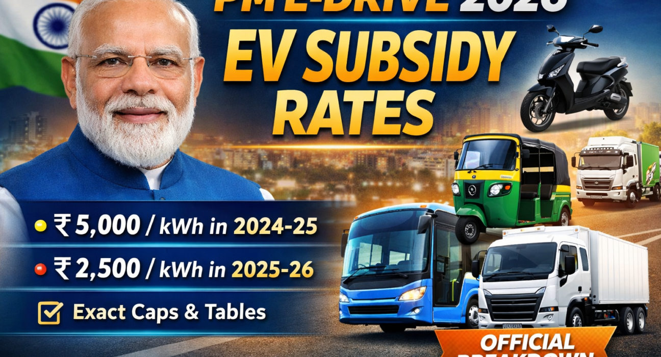 PM E-DRIVE EV Subsidy Scheme