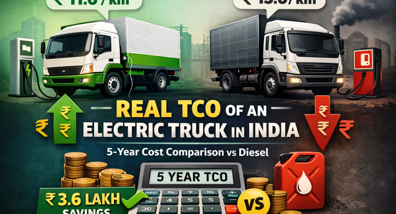 Real TCO of an Electric Truck in India