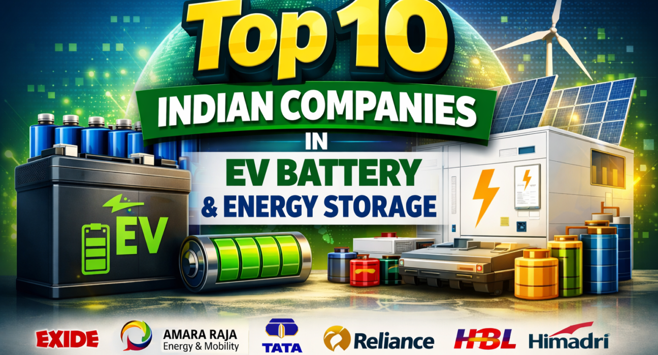 Top 10 Listed Electric Vehicle Battery Manufacturers in India