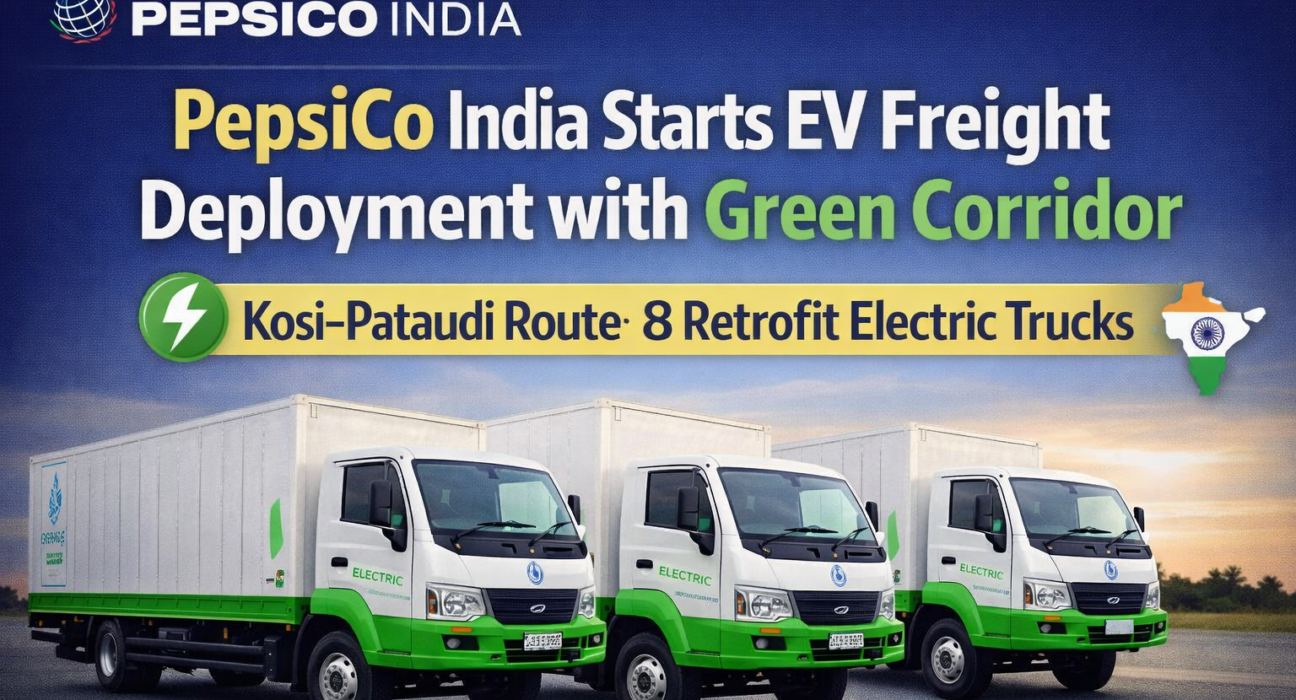 PepsiCo India Launchs EV Green Corridor for Electric Freight on Kosi–Pataudi Route